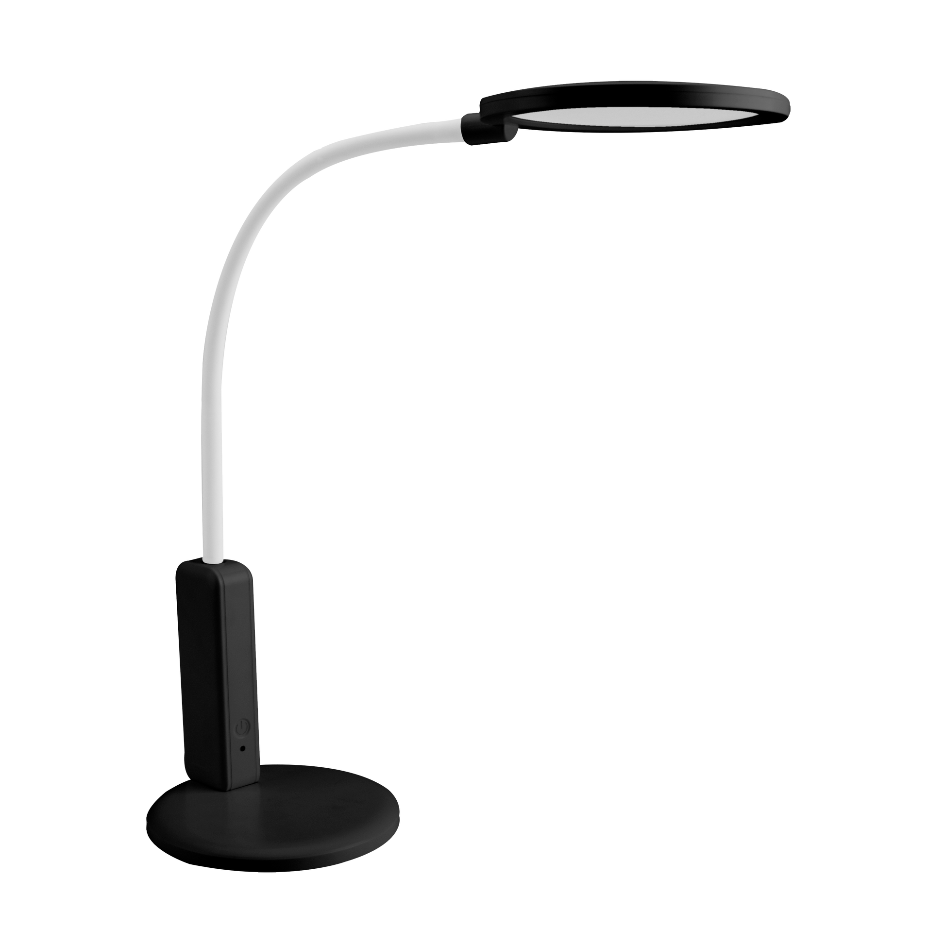 Flexo Verne LED Inalámbrico Fabrilamp, Negro/Blanco, vista frontal