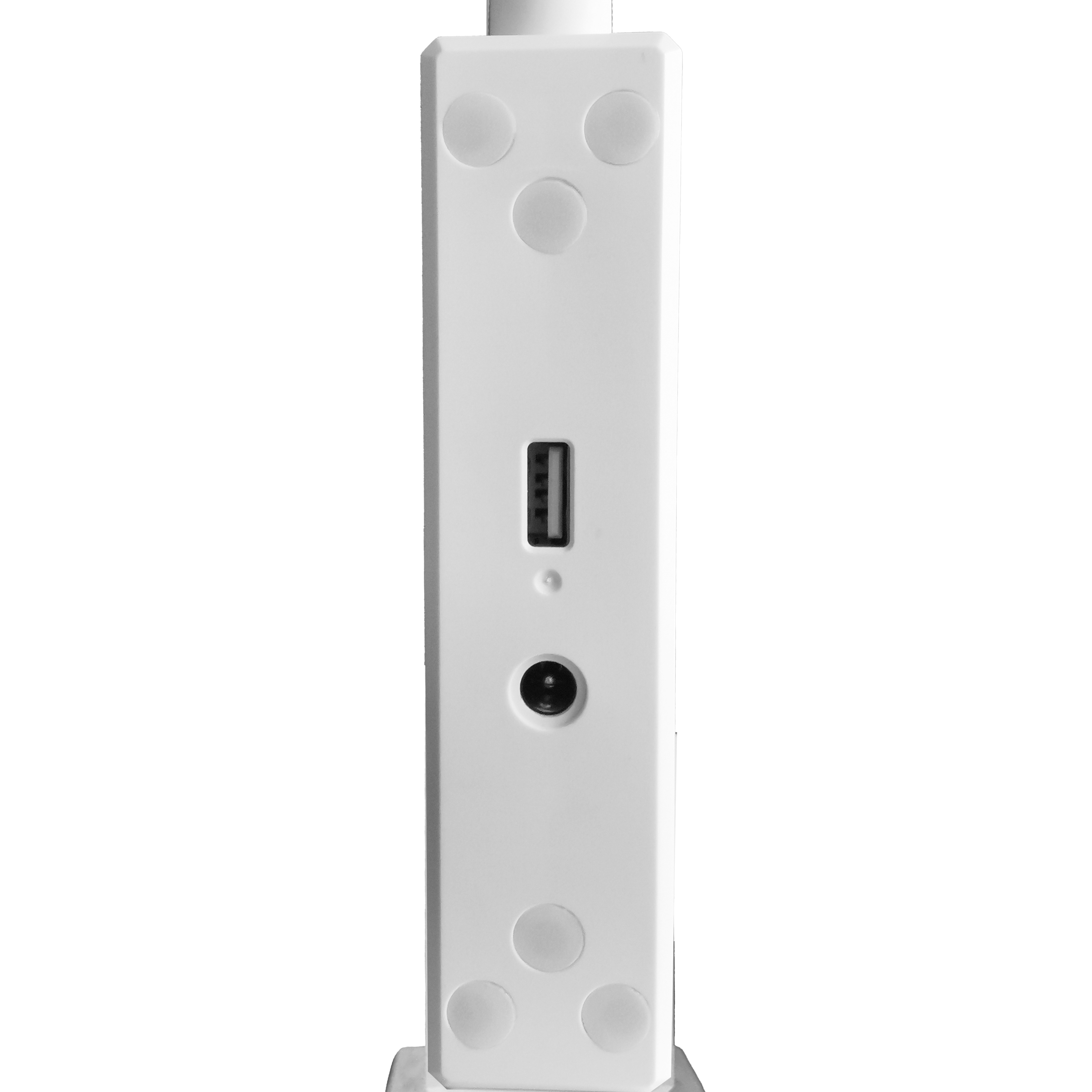 Flexo Pandeo 7w blanco con puerto USB y control táctil, Fabrilamp.