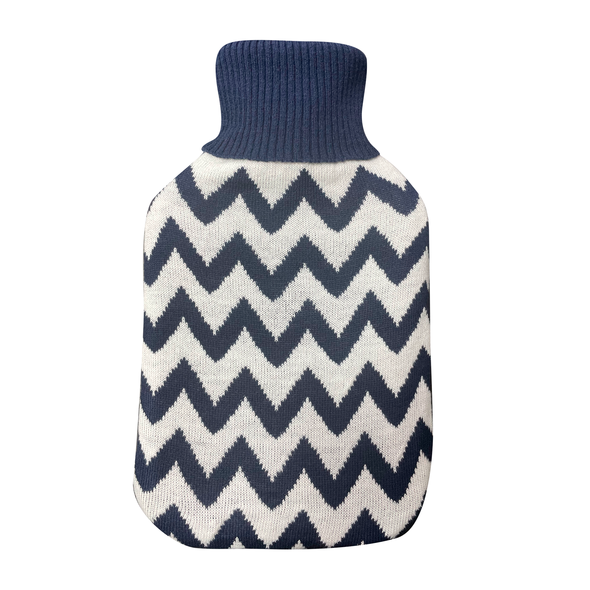 Suave bolsa de agua caliente con borlones, ideal para calentar la cama.