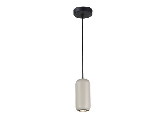 Lámpara Colgante Nimes 1 Luz Negro Mate y Gris Schuller - vista principal | Schuller