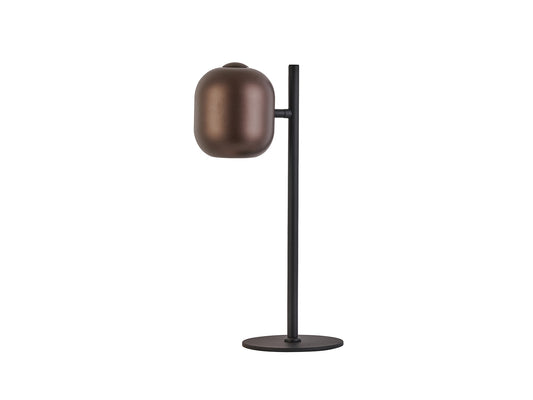 Lámpara de Sobremesa Nimes 41,5 cm Negro Mate y Marrón Schuller - vista principal | Schuller