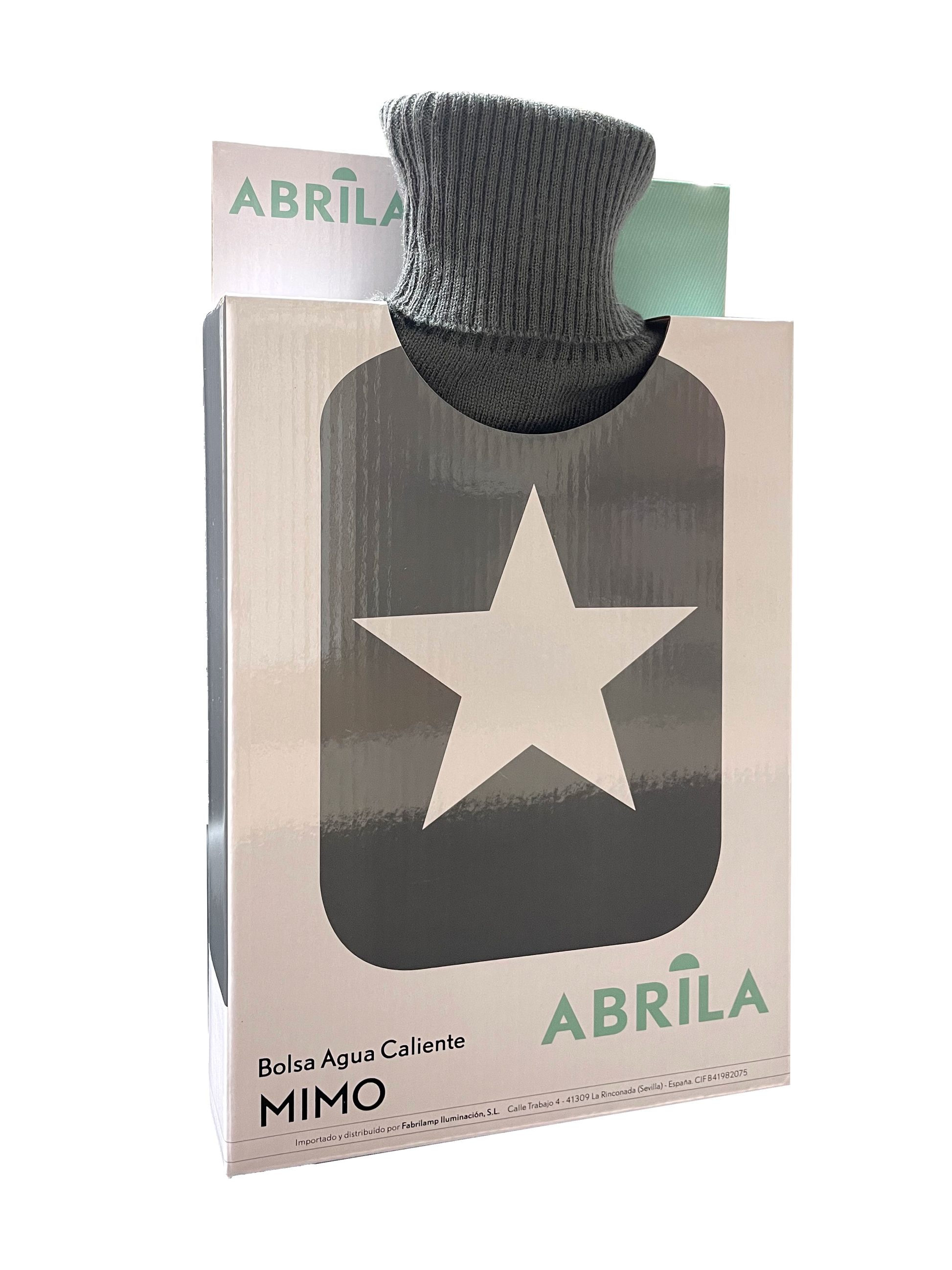 Acogedora bolsa de agua caliente con funda, ideal para la cama