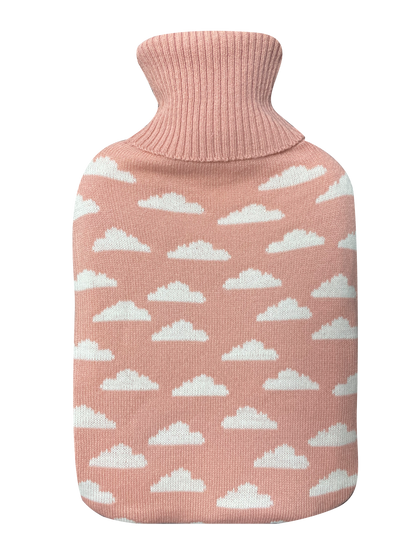 Almohadilla térmica Mimo con funda rosa, perfecta para aliviar dolores en el hogar