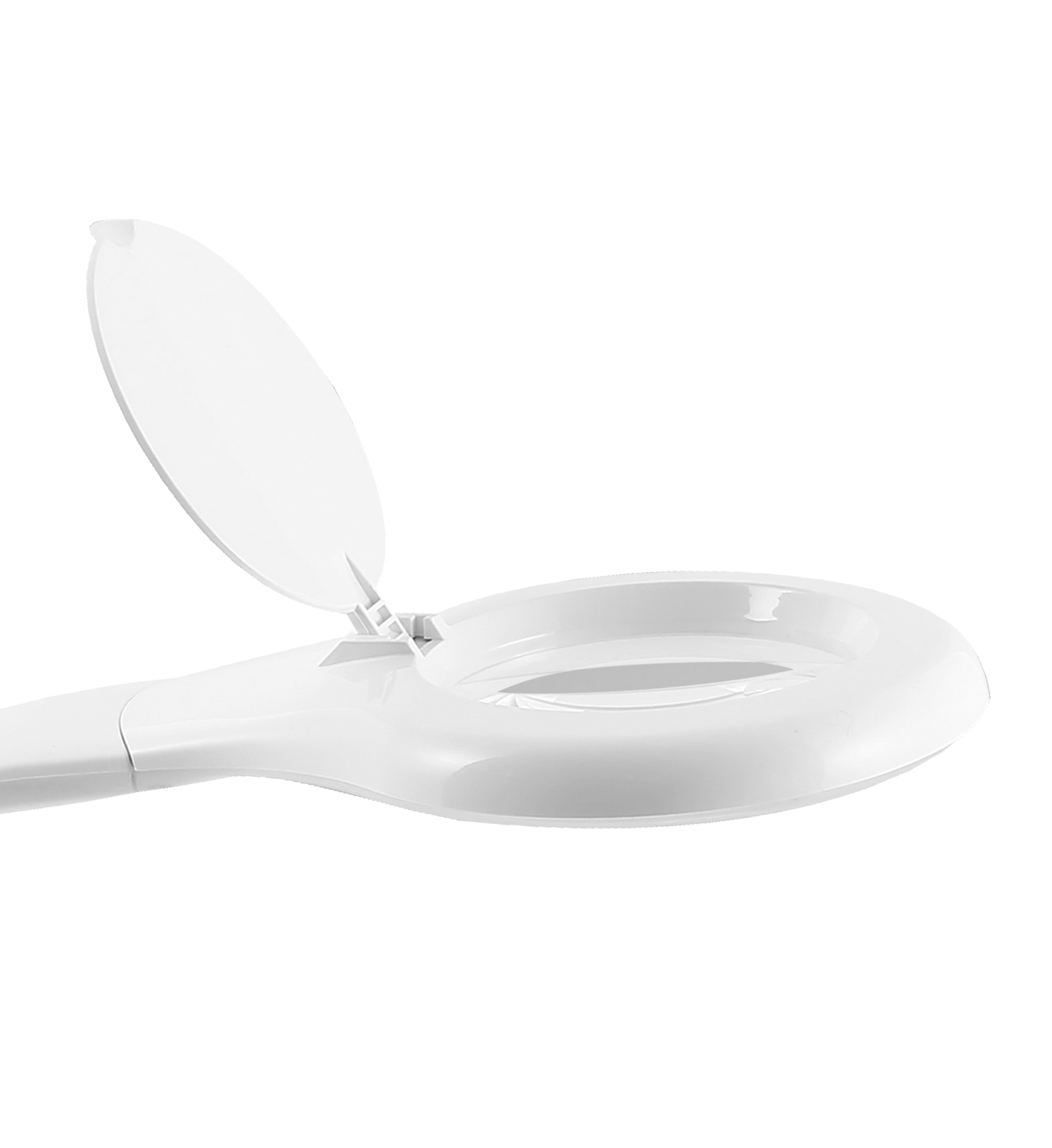 Flexo LED con lupa y cuello flexible para escritorio
