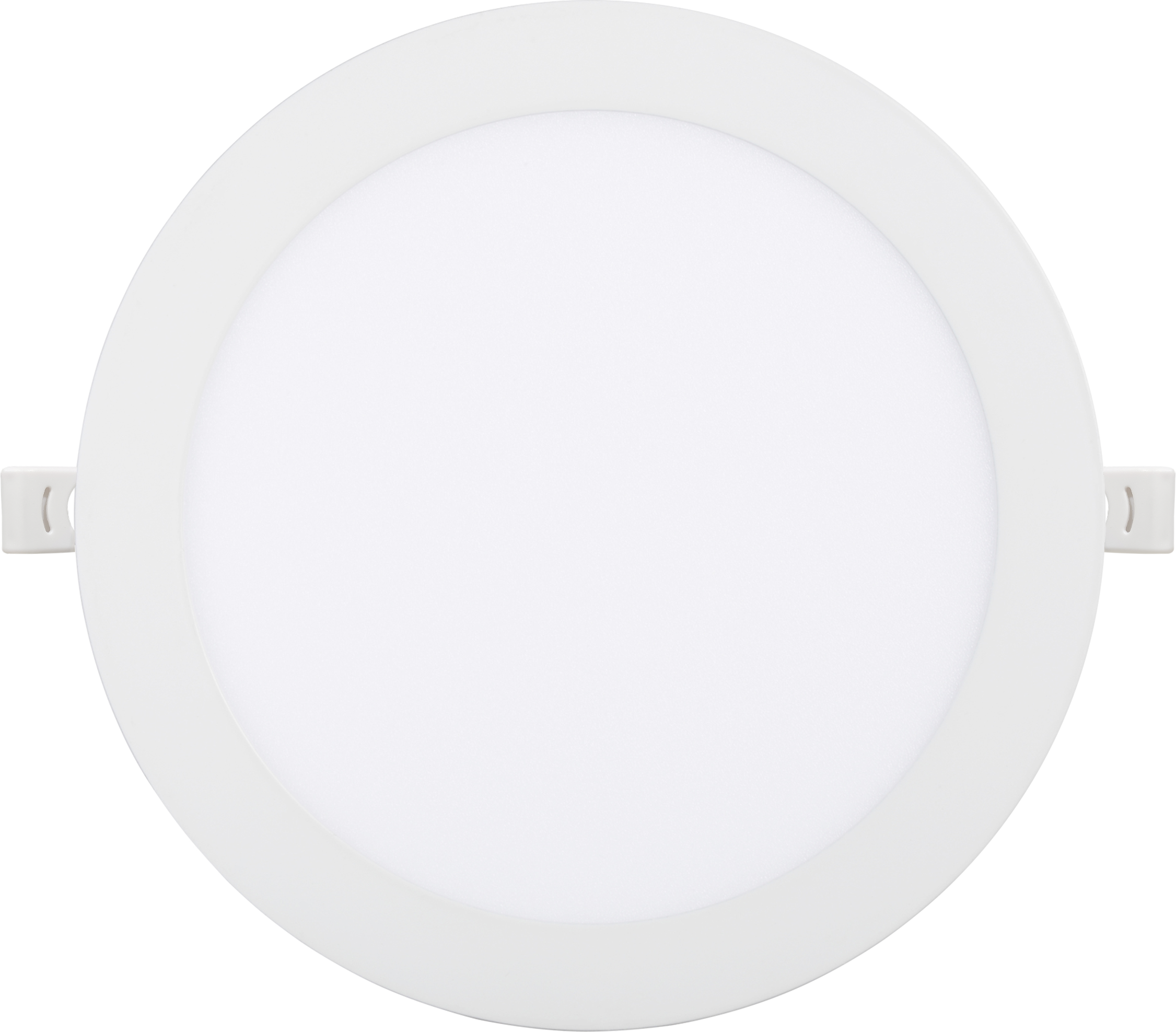 Downlight empotrable Silex 12W blanco de Fabrilamp, vista frontal.