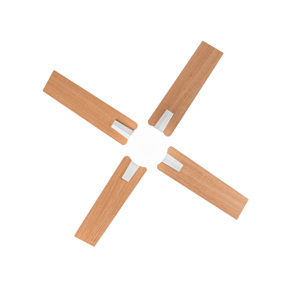 Ventilador de techo con luz LED regulable ideal para dormitorio