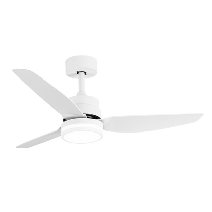 Ventilador de techo moderno con mando a distancia para dormitorio