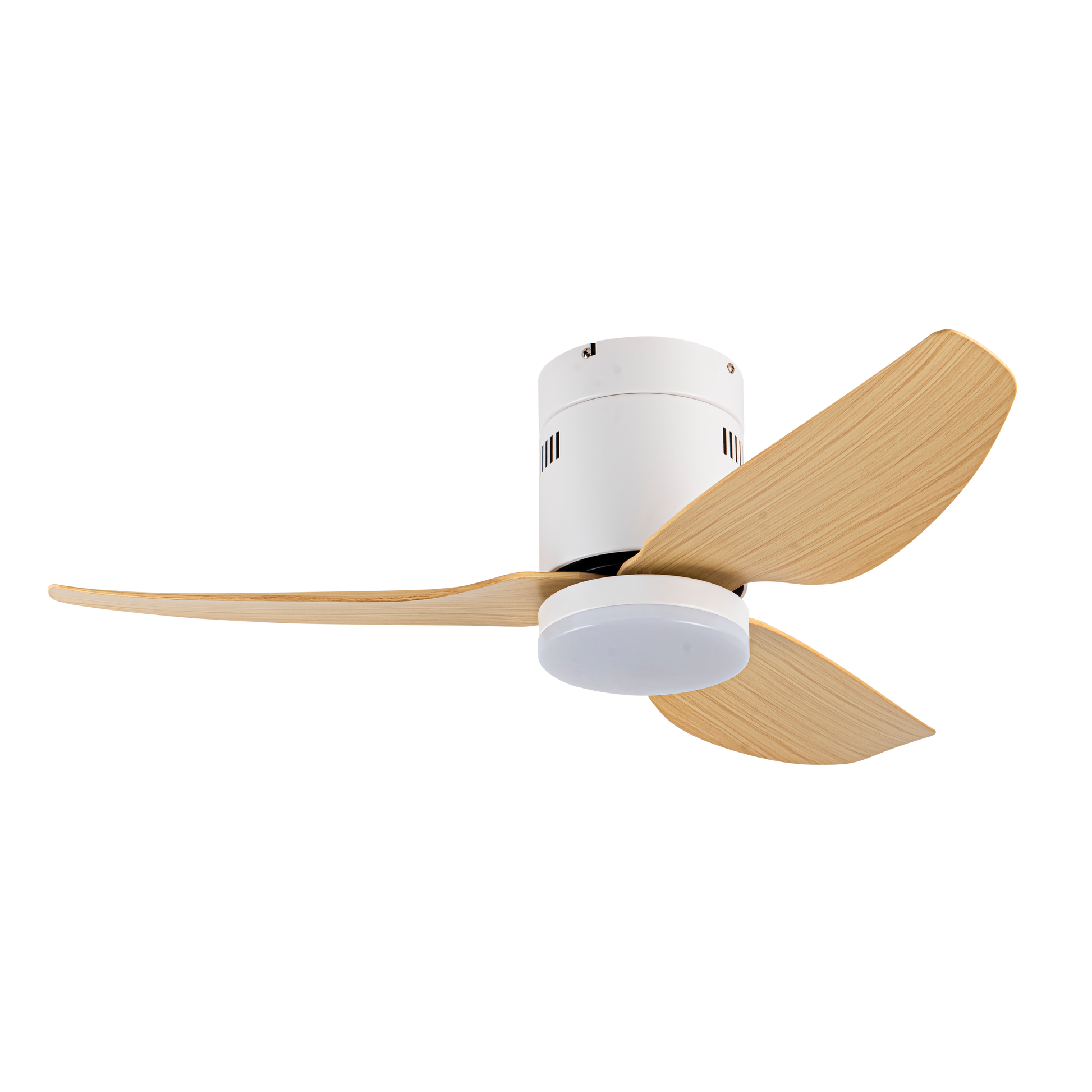 Moderno ventilador de techo con aspas de ABS y policarbonato