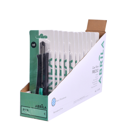 Cúter ergonómico negro ideal para trabajos de precisión