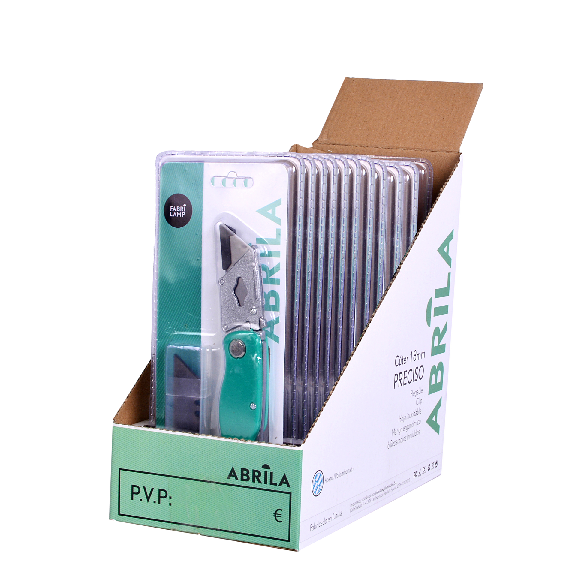 Cúter Preciso fabricado en ABS color Verde