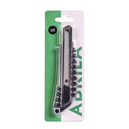 Cúter profesional con hoja inoxidable, ideal para la oficina