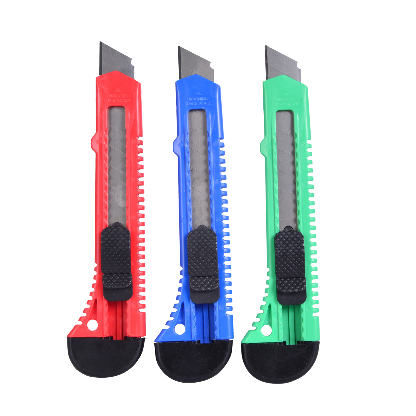 Cúter PRECISO fabricado en policarbonato multicolor y acero inoxidable