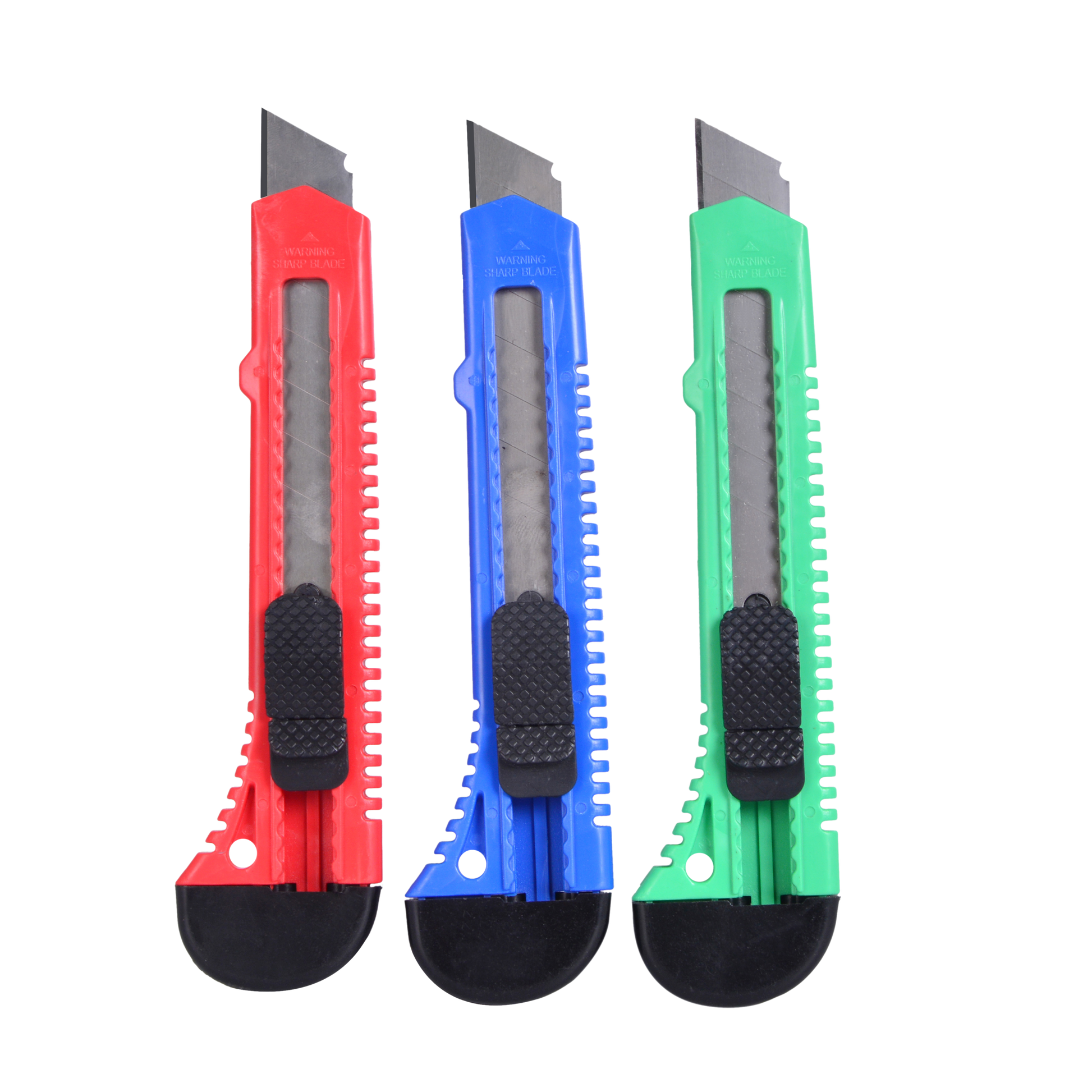 Cúter PRECISO fabricado en policarbonato multicolor y acero inoxidable