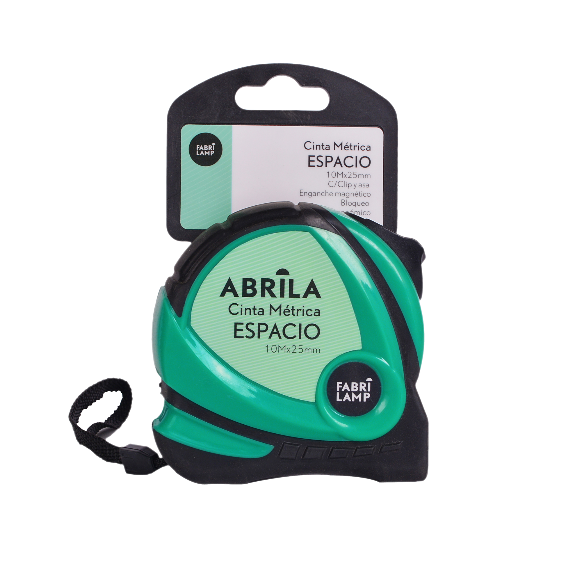 Flexómetro con clip para cinturón ideal para trabajos en hogar