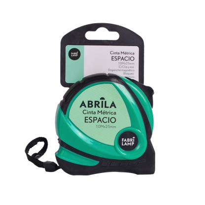 Flexómetro con clip para cinturón ideal para trabajos en hogar