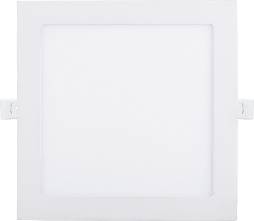 Downlight empotrado Abaco 18W blanco, vista frontal.