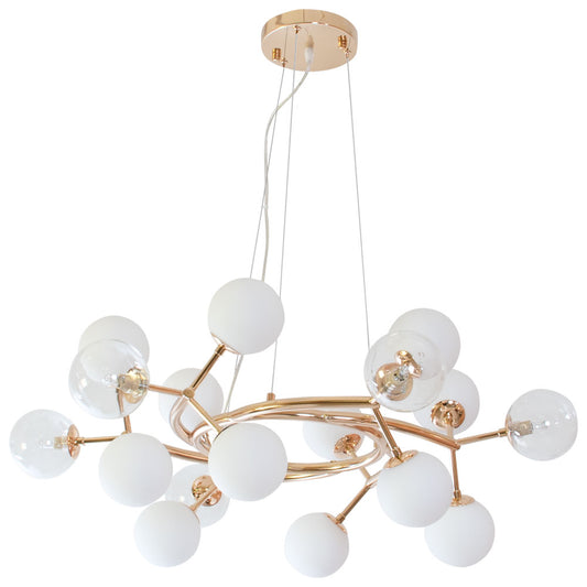 Lámpara de Techo ANABEL 80 cm Dorado Interlusa - Vista frontal principal en fondo blanco | LuzGurú