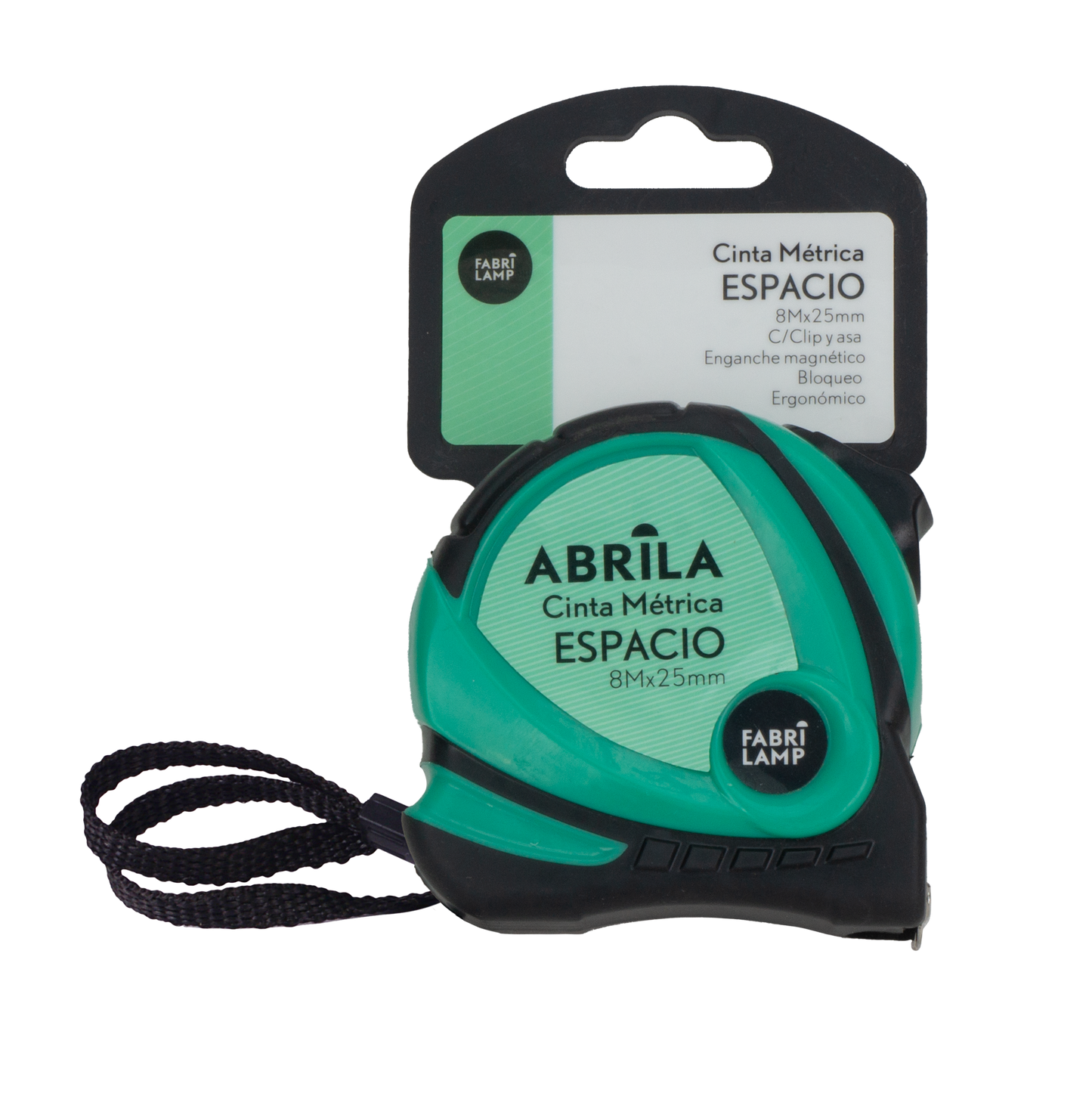 Cinta métrica con clip y enganche magnético ideal para el hogar