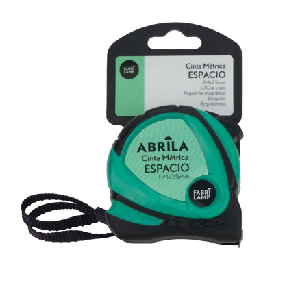 Cinta métrica con clip y enganche magnético ideal para el hogar