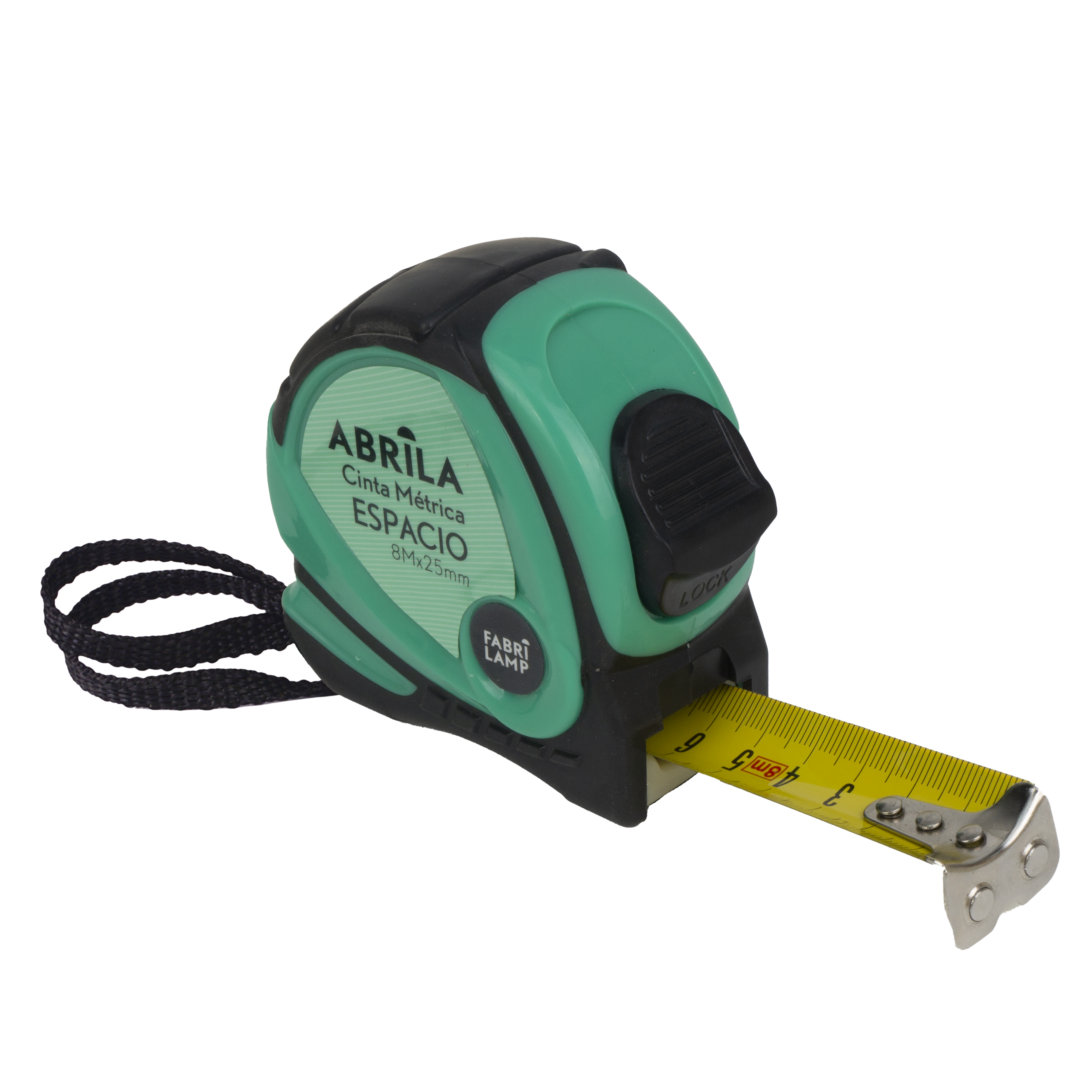 Cinta métrica con diseño ergonómico ideal para trabajos de ferretería