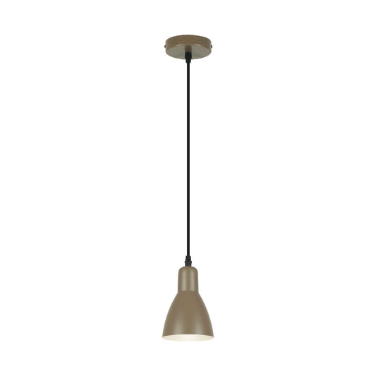 Lámpara Colgante Afra 1 Luz E27 Metal Marrón Satinado Schuller - vista principal | Schuller