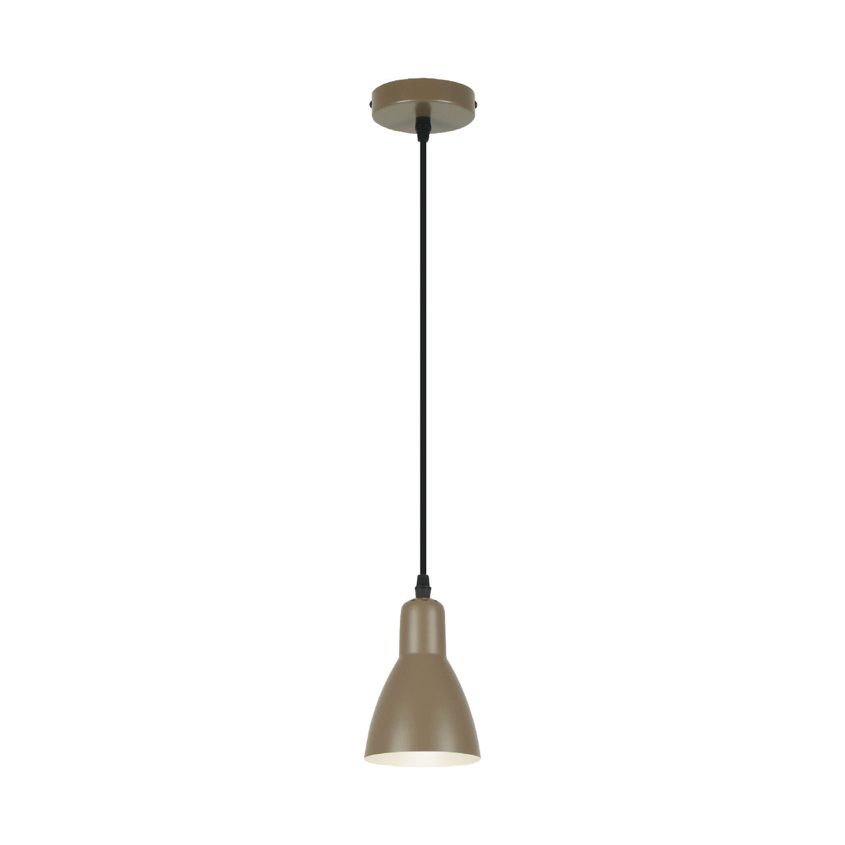 Lámpara Colgante Afra 1 Luz Metal Marrón Satinado Schuller - vista principal | Schuller