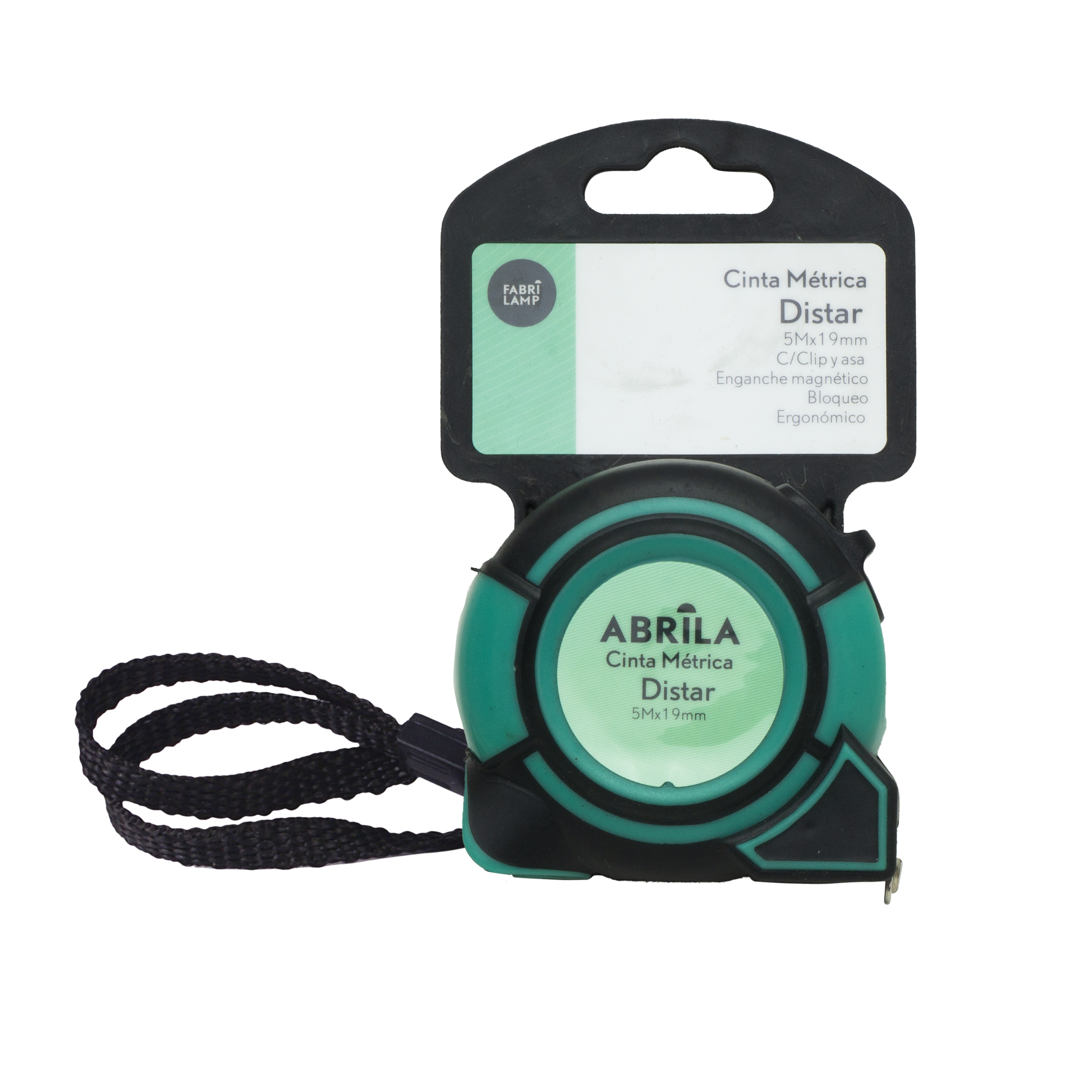 Cinta métrica Fabrilamp / Abrila Distar con bloqueo perfecta para construcción