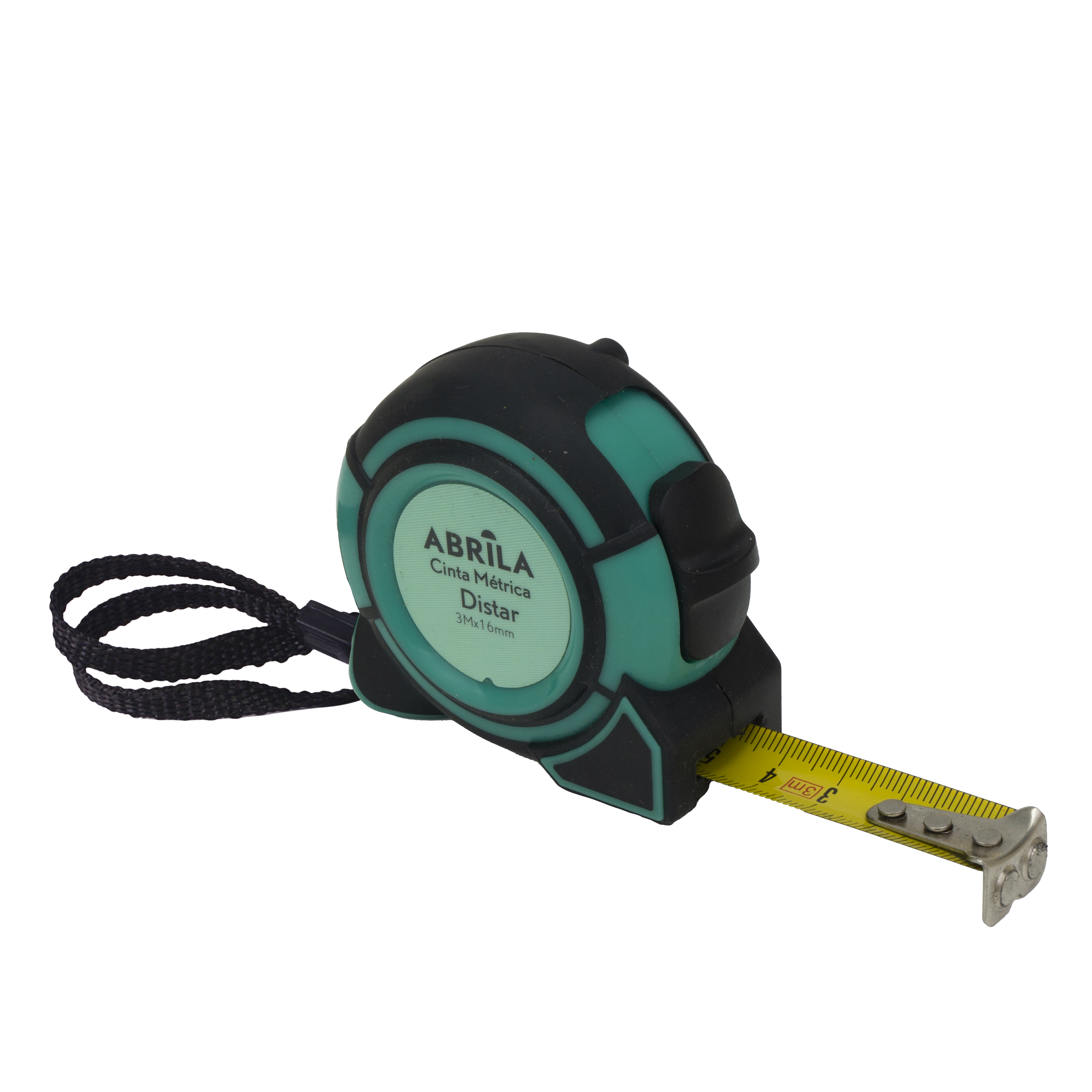 Flexómetro resistente con asa ergonómica ideal para ferretería y hogar