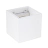 Aplique de pared cuadrado LUMIT en yeso blanco, modelo EDA 132960101