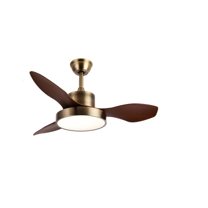 Ventilador de techo LED con 6 velocidades y función verano/invierno, ideal para interiores