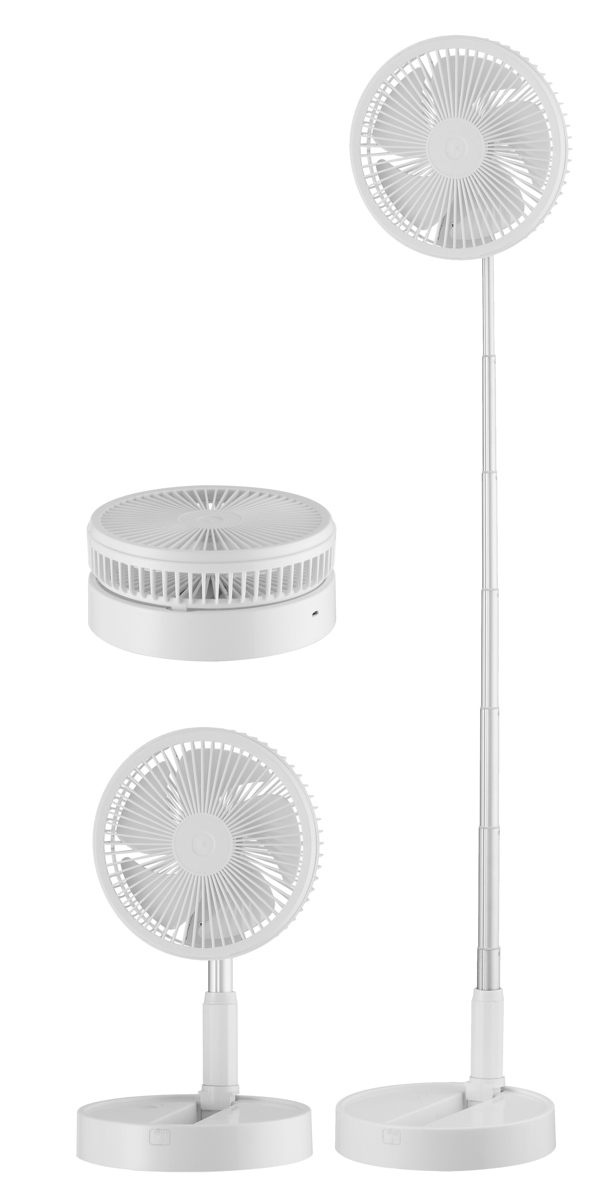 Ventilador portátil Fabrilamp / Abrila con batería recargable USB