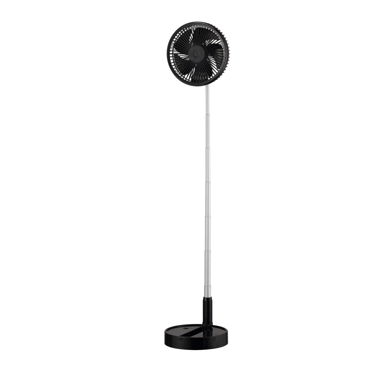 Ventilador Portátil Galan Negro de Fabrilamp, vista frontal, luzguru.com