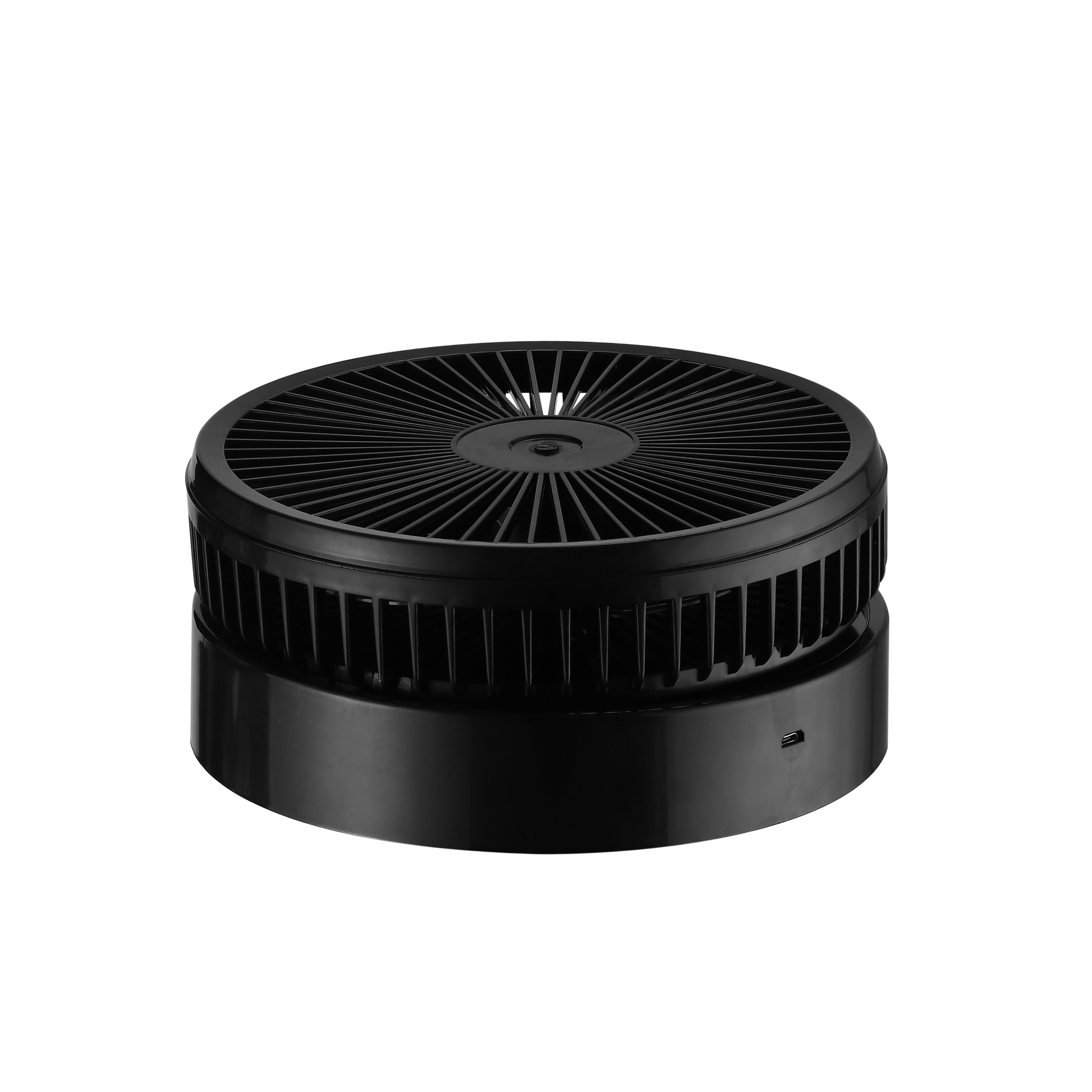 Ventilador Galan plegable de Metal y ABS color Negro