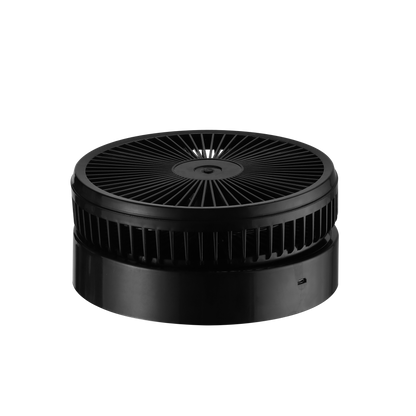 Ventilador Galan plegable de Metal y ABS color Negro