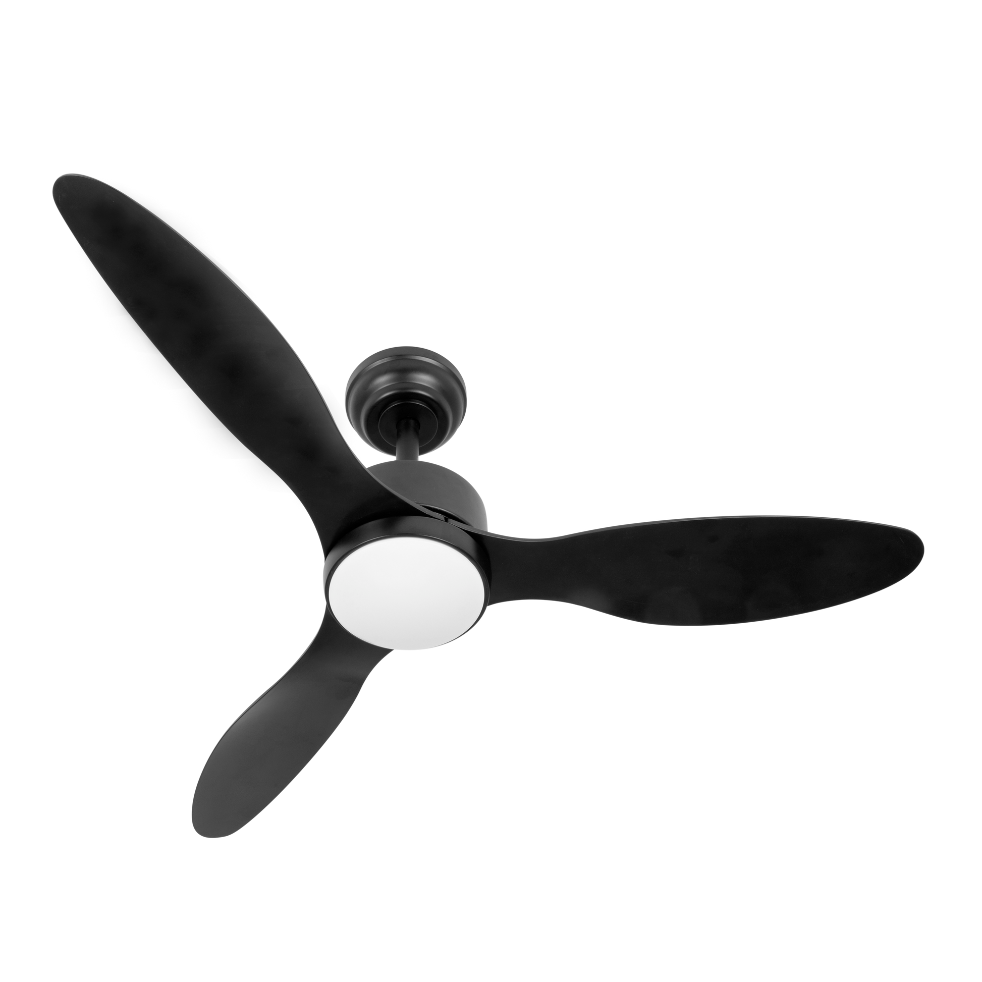 Elegante ventilador negro, ideal para salón o dormitorio moderno