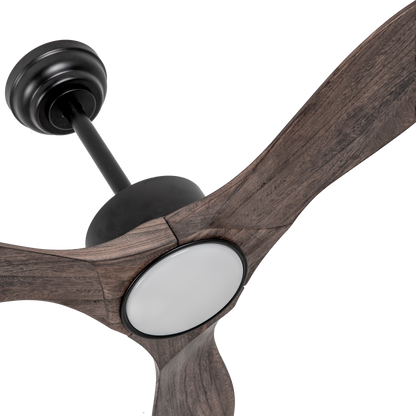 Ventilador con luz LED integrada ideal para comedor