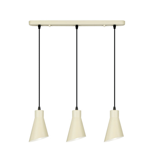Lámpara Colgante Bera 3 Luces Crema Satinada Schuller - vista principal | Schuller