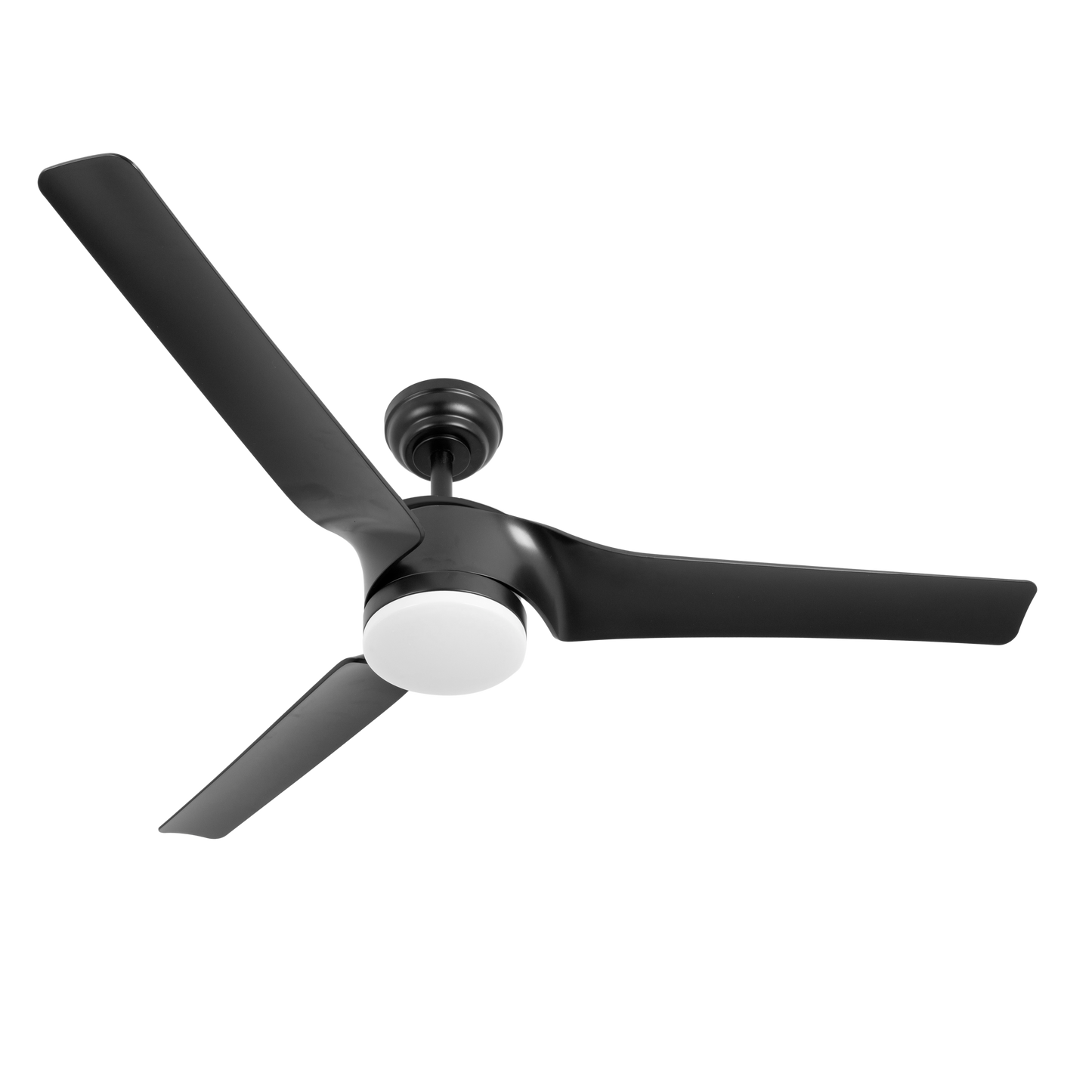 Elegante ventilador de techo negro ideal para el salón