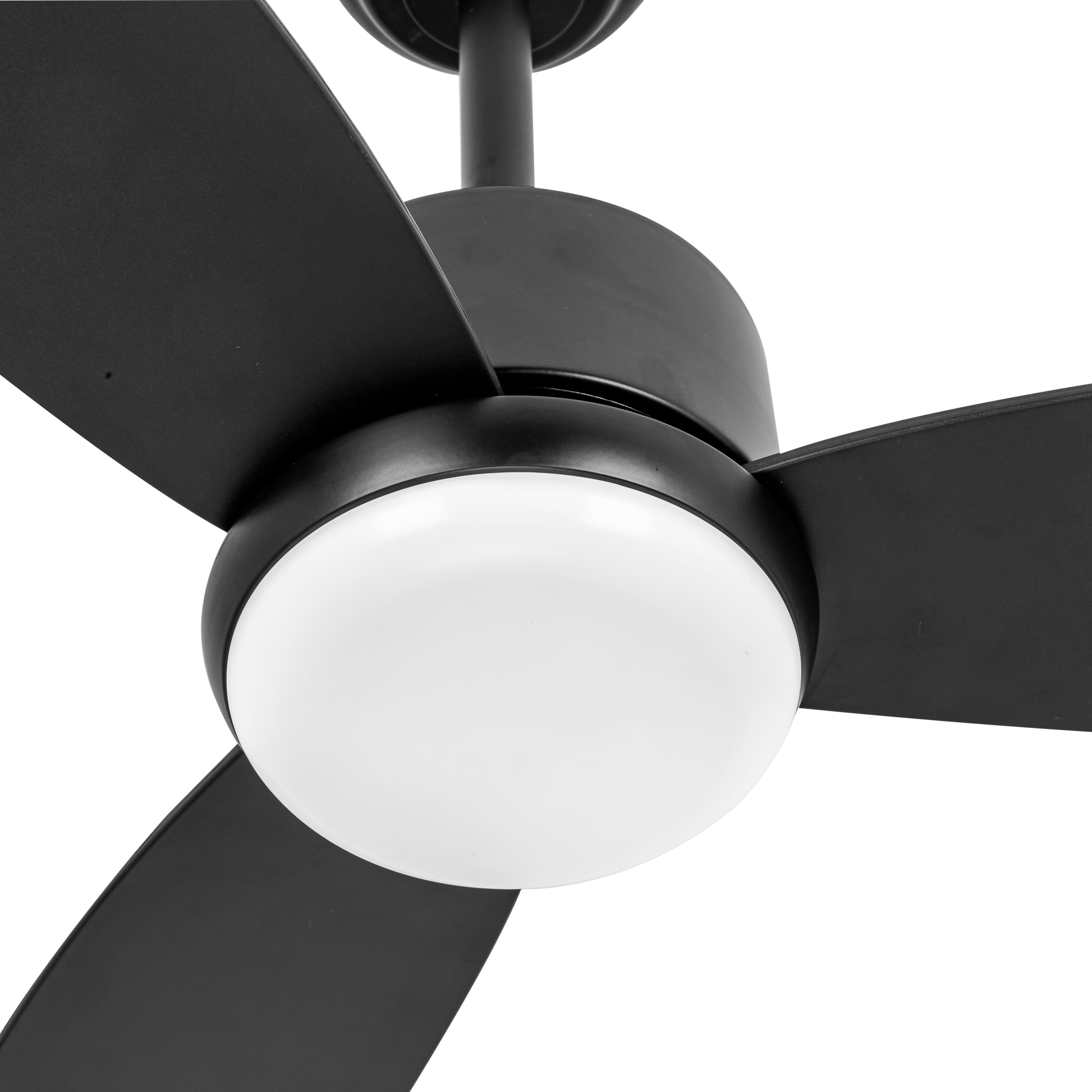 Ventilador de techo Genil 24W negro de Fabrilamp, vista frontal