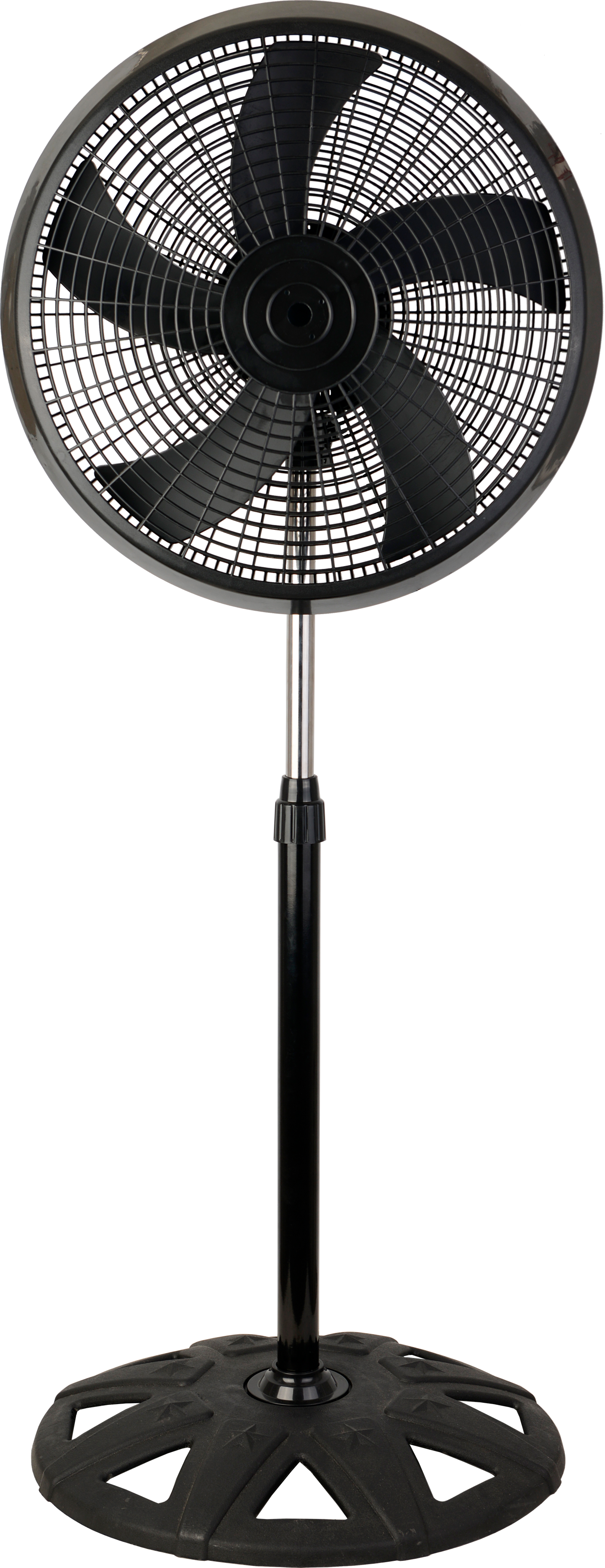 Ventilador de pie con 3 velocidades ajustables para mayor confort