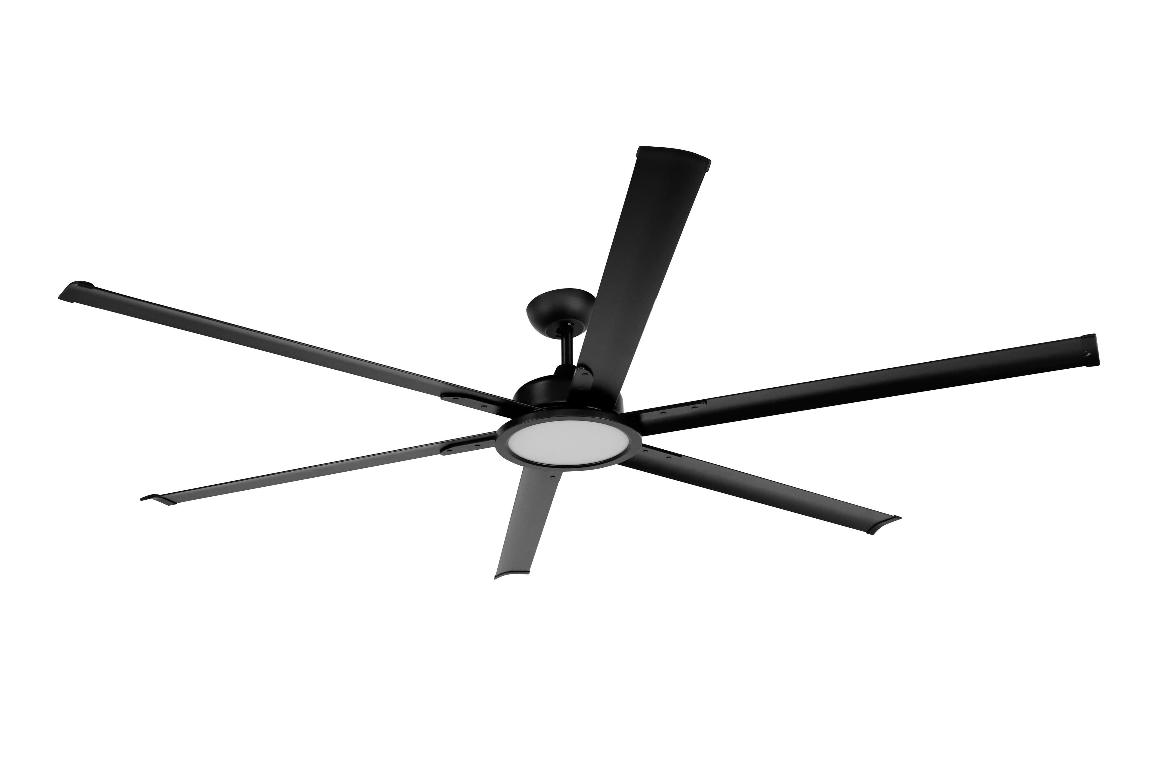 Ventilador de techo negro diseño moderno ideal para salón o dormitorio