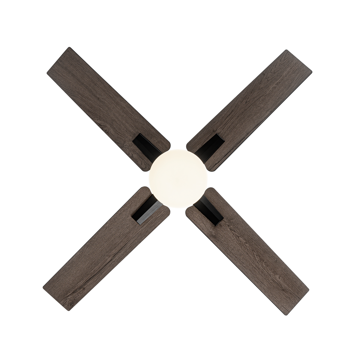 Ventilador de techo silencioso con aspas reversibles para interior