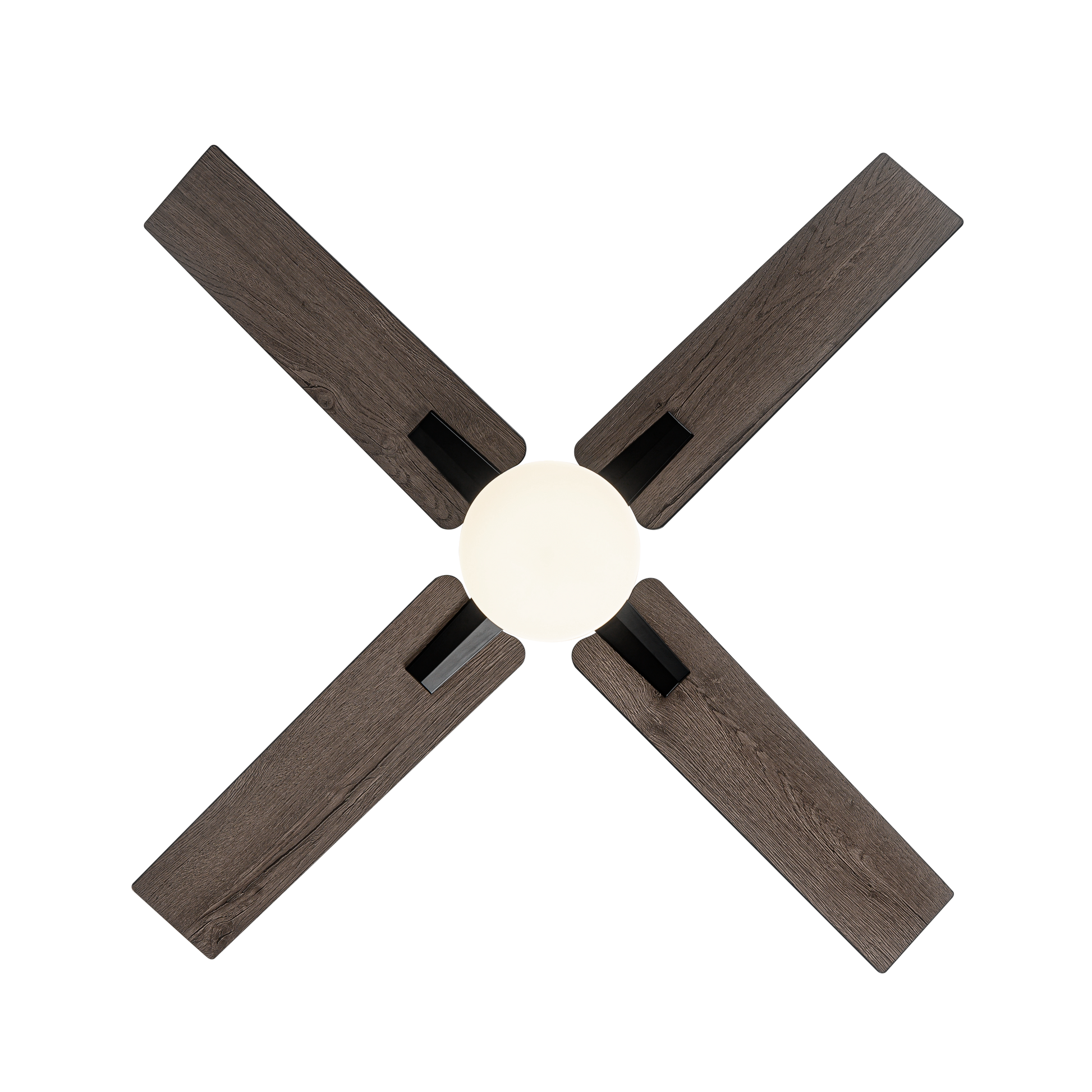 Ventilador de techo silencioso con aspas reversibles para interior