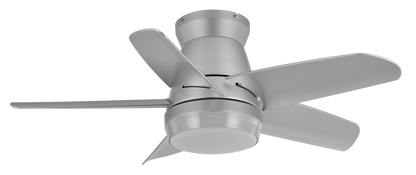 Ventilador de techo LED con motor DC silencioso y 6 velocidades