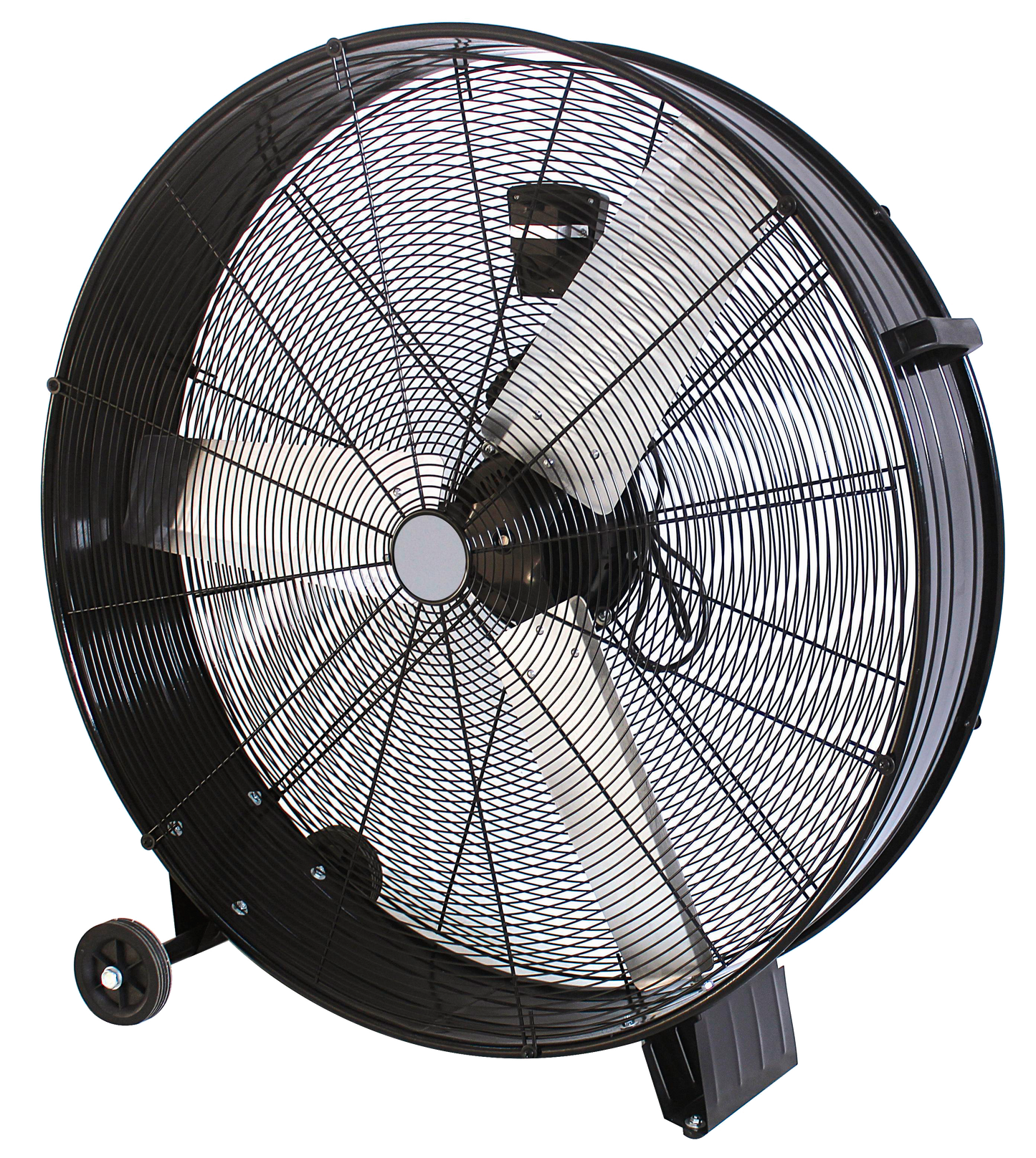 Ventilador Industrial Maximum 360w Negro, tres velocidades, con ruedas, Fabrilamp