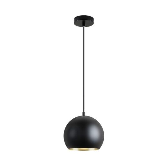 Lámpara Colgante Olena 1 Luz Negro Mate y Oro Schuller - vista principal | Schuller