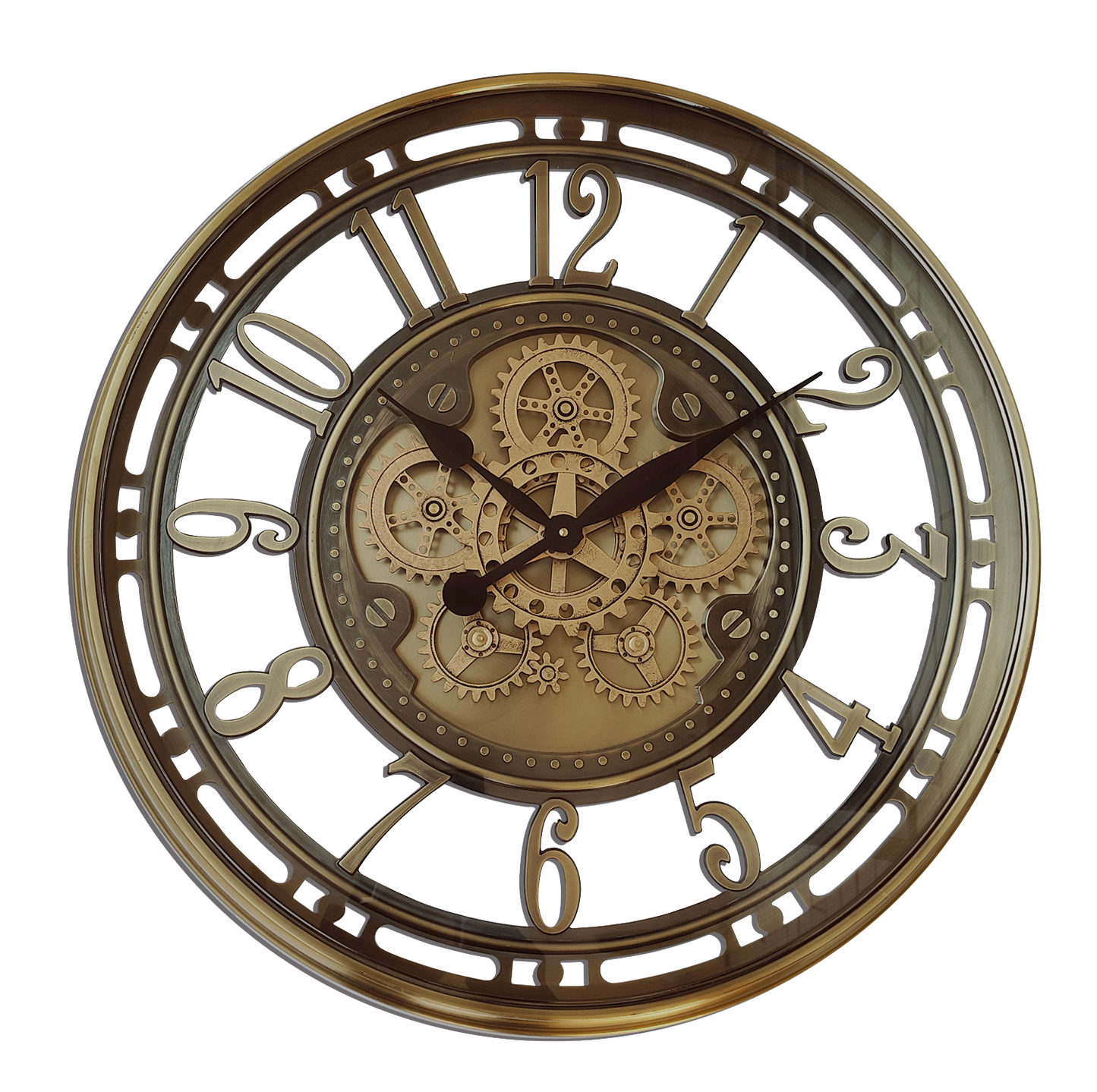 Elegante reloj de pared vintage ideal para salón o comedor