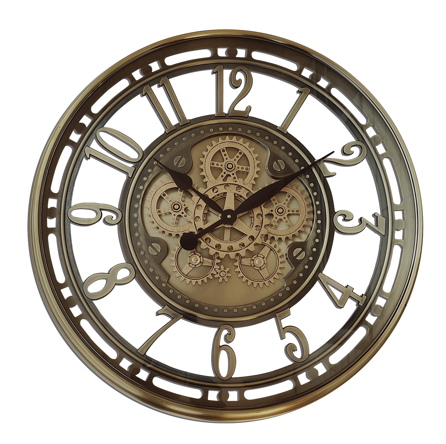 Elegante reloj de pared vintage ideal para salón o comedor