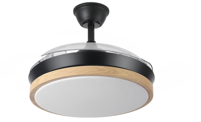 Ventilador con luz LED regulable ideal para comedor