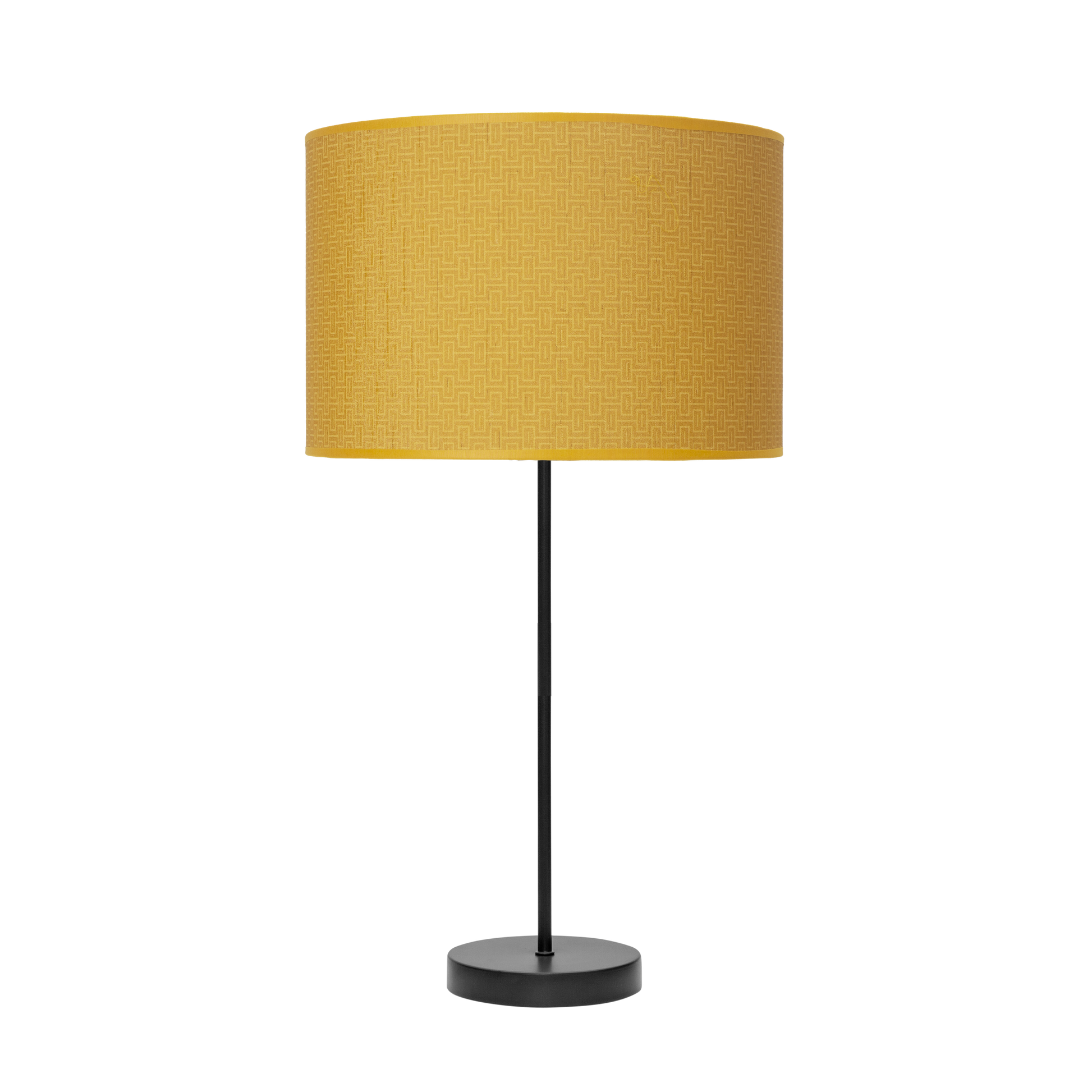 Sobremesa Alto Moda Negro/Amarillo de Fabrilamp, diseño moderno y elegante para tu hogar.